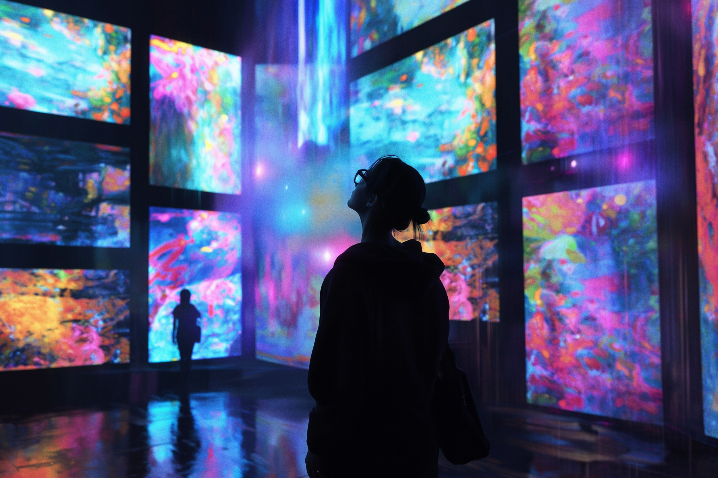 Immersive LED wall installation